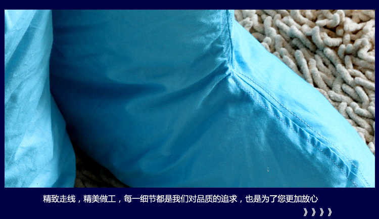 
                                        Bedtex 家居拖鞋 包跟保暖羽绒鞋 女靴袜 纯鸭绒鞋子 全棉面料 天蓝色                