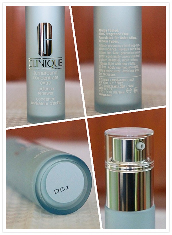 精华露/clinique turnaround concentrate extra radiance renewer