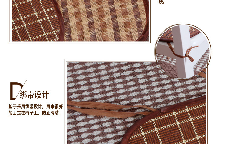 
                                        迪菲娜(DIFEINA)小牡丹坐垫餐椅垫 紫色 41cm*43cm                