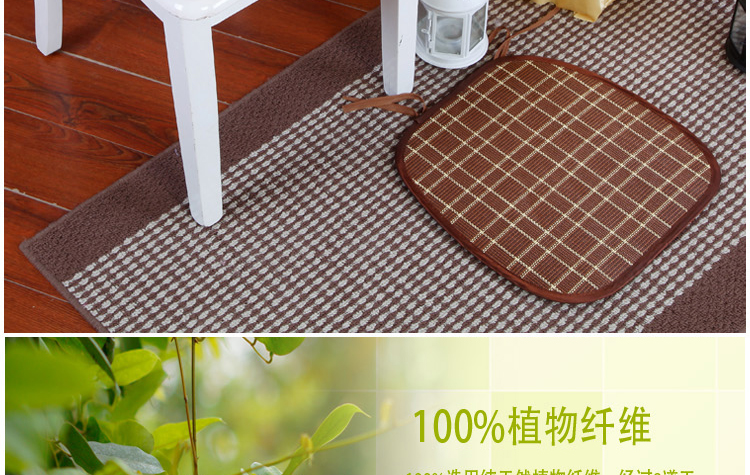
                                        迪菲娜(DIFEINA)小牡丹坐垫餐椅垫 紫色 41cm*43cm                