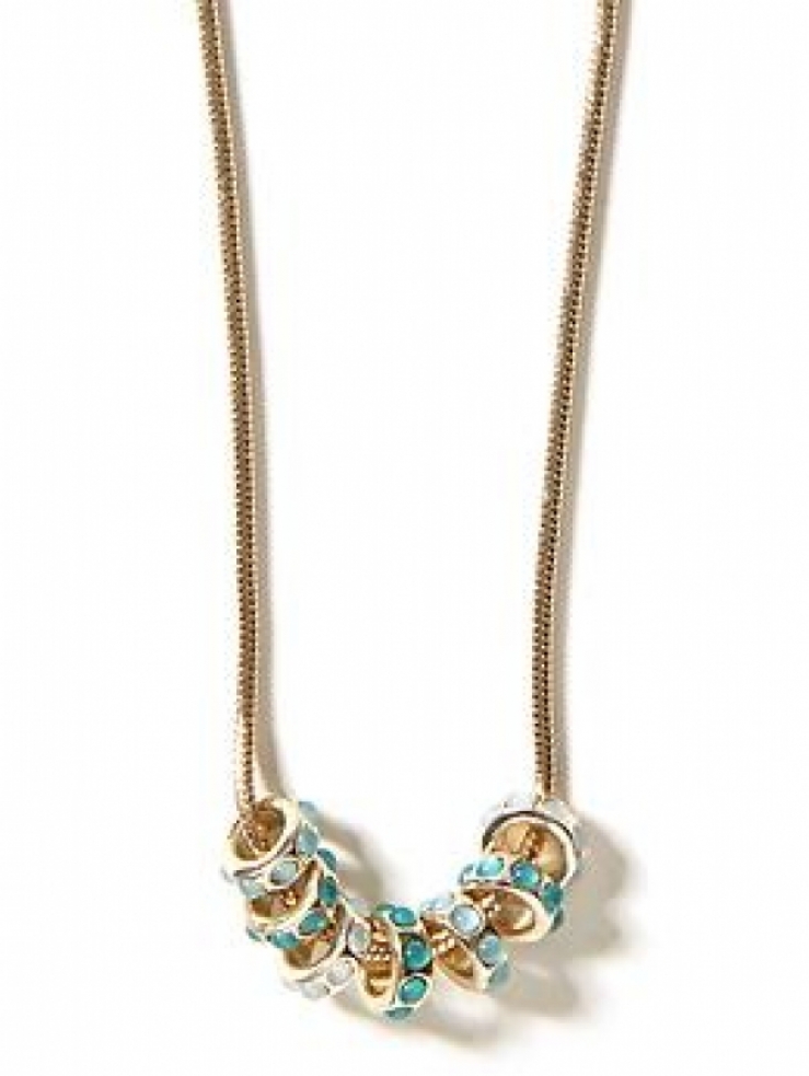 香蕉共和国 banana republic 女式项链 aqua/blue q00140972 one size