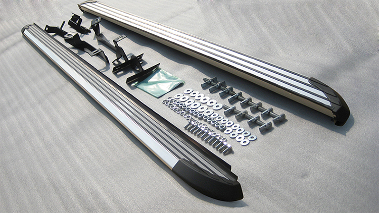 专用汽车脚踏板 专用改装配件 加厚铝合金外侧踏板 无损安装 侧踏