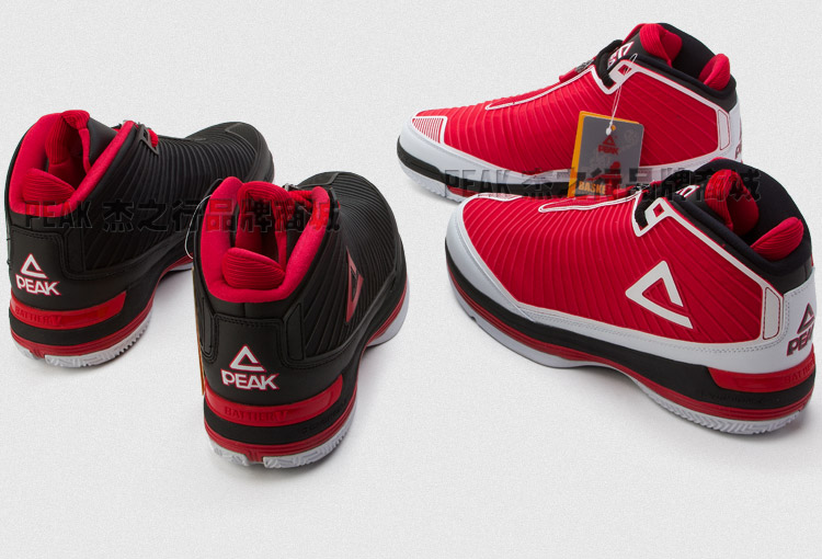 匹克peak篮球鞋男正品巴蒂尔男鞋2013秋款高帮耐磨运动鞋e11323a
