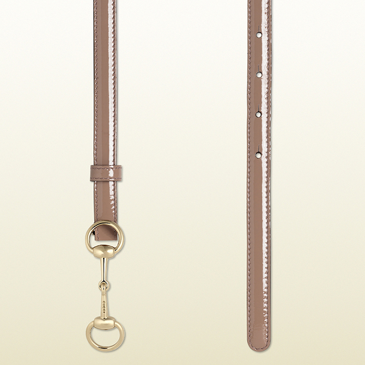 gucci/古驰 新款 女士时尚马衔扣腰带 古奇皮带 282349 ab80g 6812