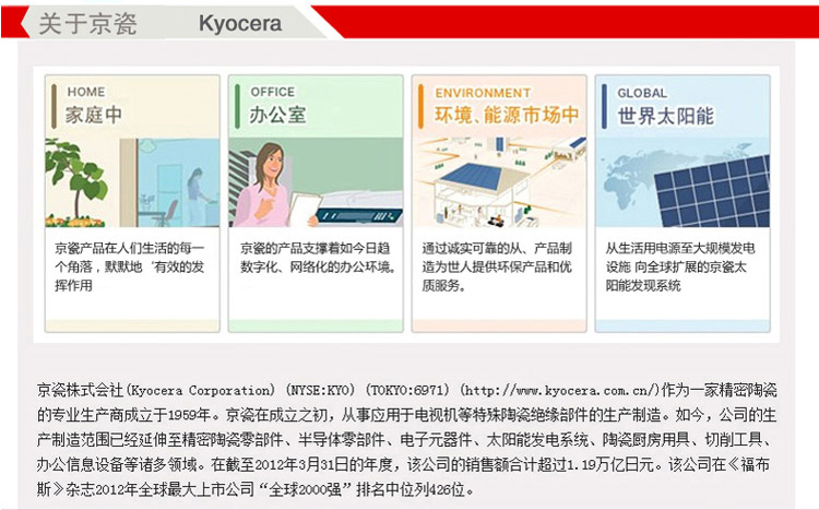 京瓷KYOCERA 陶瓷刀套装 4.5寸彩色菜刀搭配砧板削皮器刨片器FK-110刀具四件套 橙色