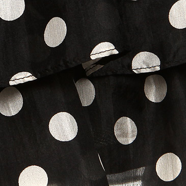 psalter诗篇 2012夏季新品 黑色波点连衣裙 黑色61305370 黑色 m(155