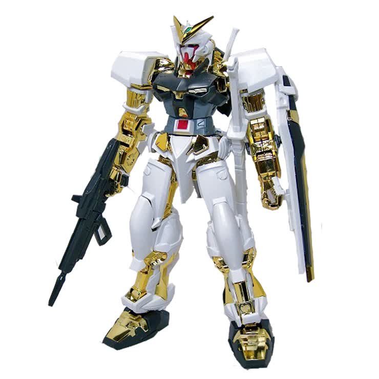 万代bandai 高达模型 tvseed 1:100 mbf-p01 异端敢达 金色机
