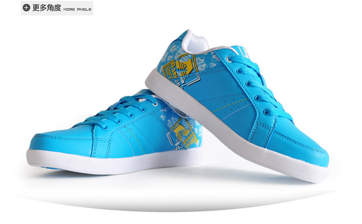 七喜运动 运动鞋女鞋滑板鞋女休闲鞋滑板鞋女款5114 月色 38