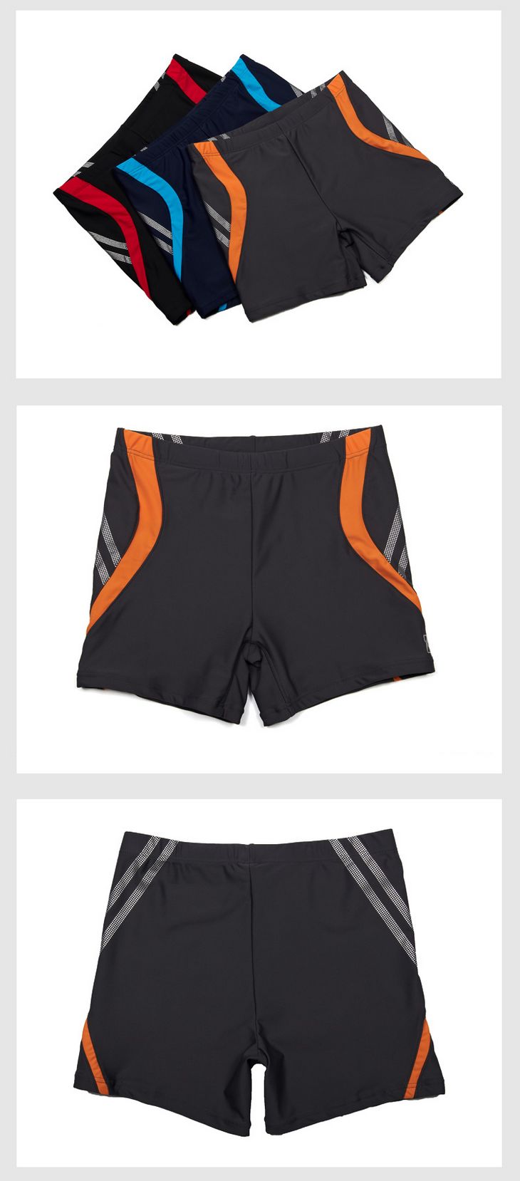 zoke洲克 泳裤男 宽松加大码时尚温泉游泳裤111502203