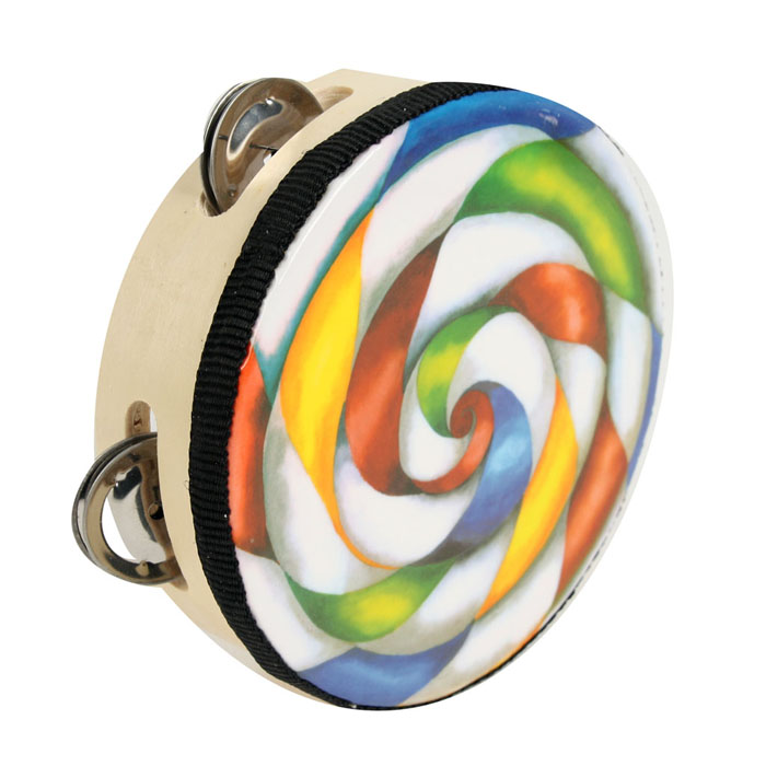 dms大贸商 奥尔夫乐器 儿童乐器 手鼓 6寸铃鼓 铃类乐器 音乐-af00487