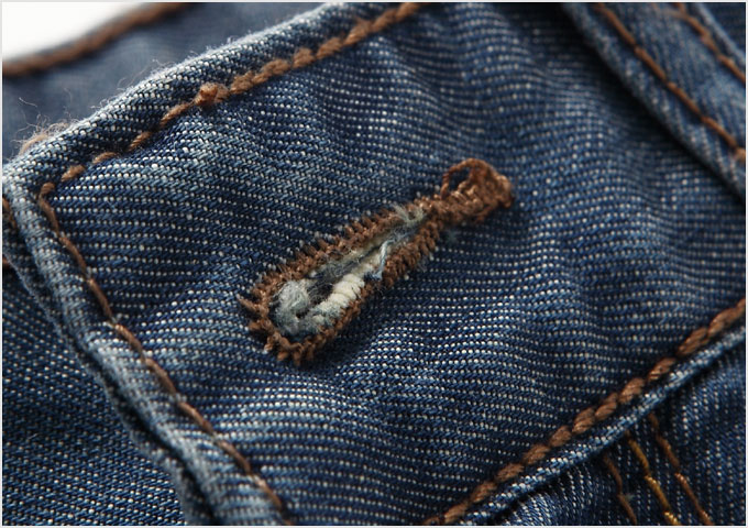 扣眼锁边紧密工整 牢固耐用