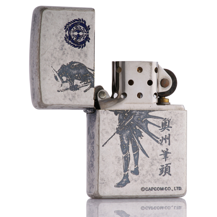 zippo打火机tg8149 古银战国 奥州笔头