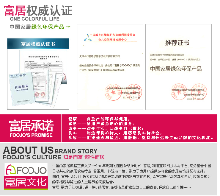 富居FOOJO沙发靠垫床头靠枕bz031纯棉抱枕 咖色 45*45cm抱枕-含芯