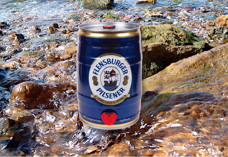 进口德国啤酒 flensburger弗伦斯堡干啤酒桶装5l