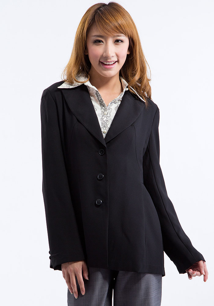 dda427247 ol职业气质黑色小西服da427247 黑色 s