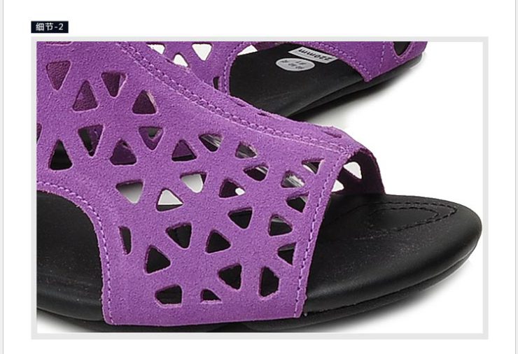 nike 女式 罗马风格凉拖鞋 443571-500 紫色