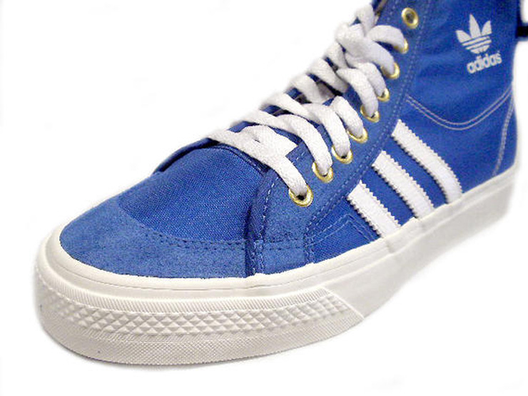 三叶草/adidas nizza hi dd 男子板鞋 g06437 蓝色 39码