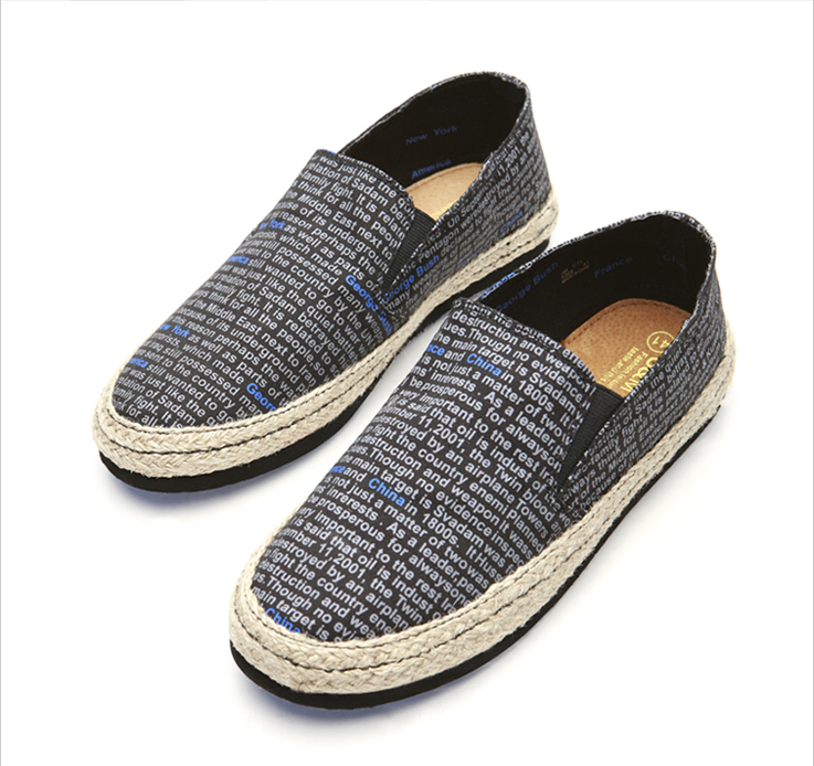 快乐玛丽 新品 欧美风英文 帆布鞋布鞋5305m 黑色 43