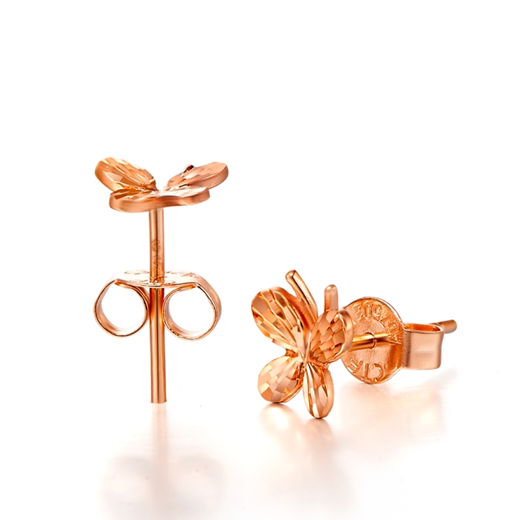 周大福 chowtaifook 18k金耳环 e105112