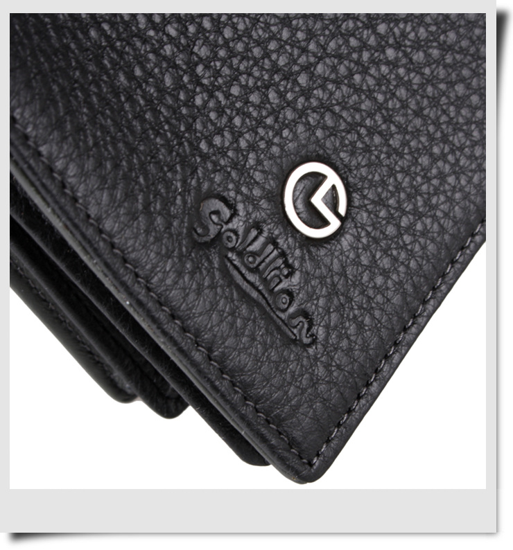 goldlion金利来男士加厚横款钱包bgb743111127-511 黑色