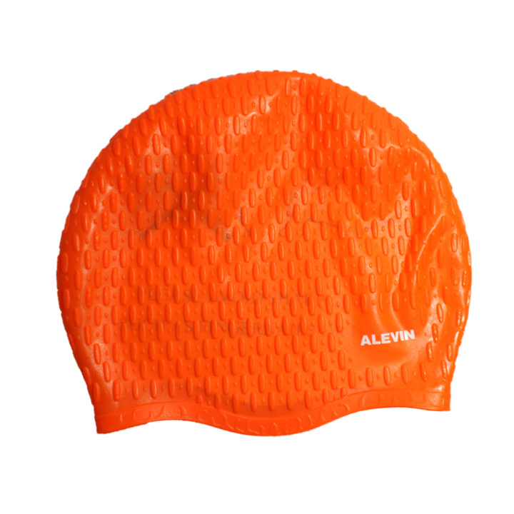 京东诺曼底 alevin艾乐威硅胶水滴泳帽男女柔软高弹力长发游泳帽m07