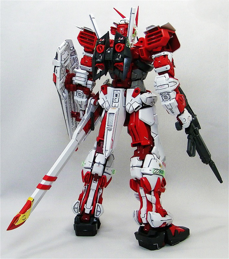 万代bandai 高达模型 pg gundam astray red frame红色异端