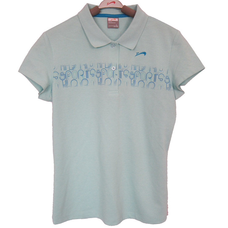 贵人鸟kbird新款女子翻领针织短袖t恤0222080-1 0222080-4 白色 xxl