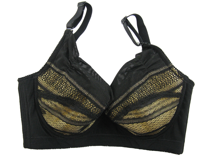 姬芙美 调整型聚拢内衣 大胸薄模杯文胸 ce杯 f0111031 杏色 90e