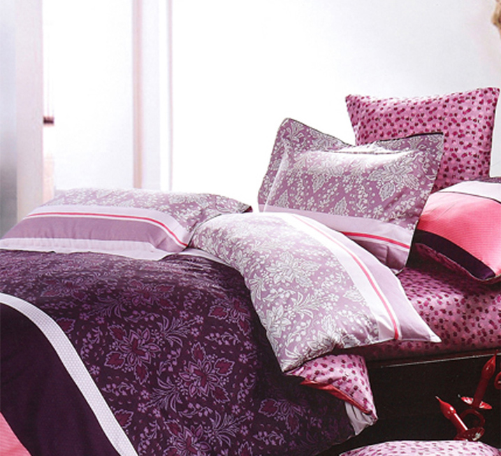 梦兰家纺 全棉贡缎印花四件套 新贵 1.8米床