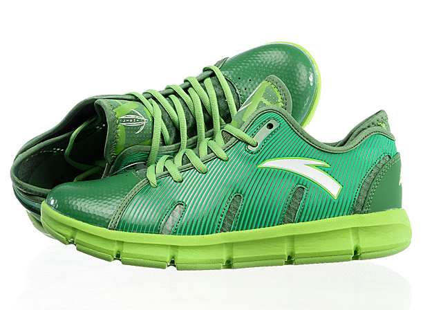 安踏 男款 篮球鞋 11221146-5 绿色 40