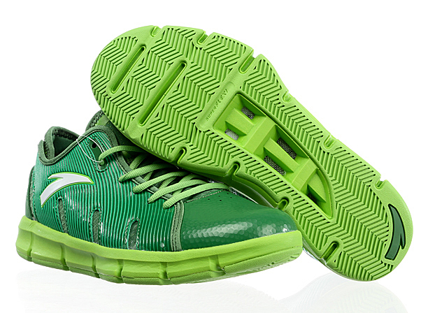 安踏 男款 篮球鞋 11221146-5 绿色 40