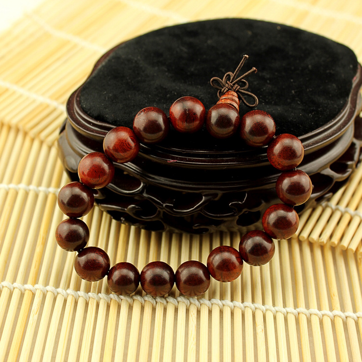坤皓 非洲科檀 12mm圆珠手链 手串52217162