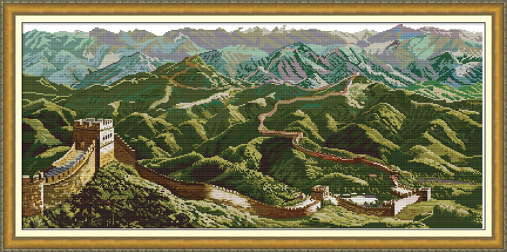 万里长城万里空,百世英雄百世梦.