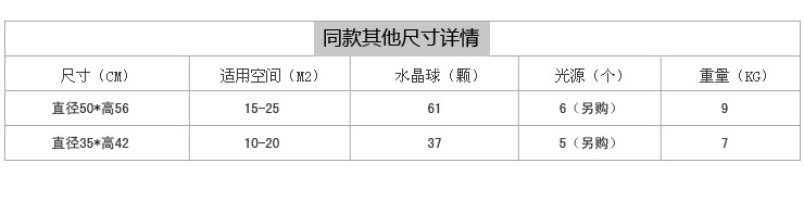 蒙特丽 金黄色水晶吊灯9004-550 豪华餐厅灯客厅灯卧室灯具 菠萝宝珠(B) 大号- 500*500mm