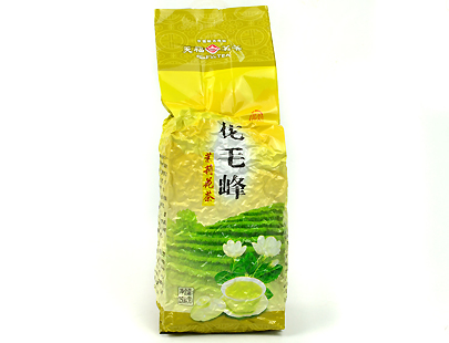 天福茗茶 花毛峰-50 四川浓香型茉莉花茶250克*3袋