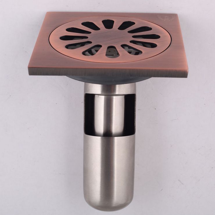 六防地漏 纯铜不锈钢芯防臭地漏 tgh100a