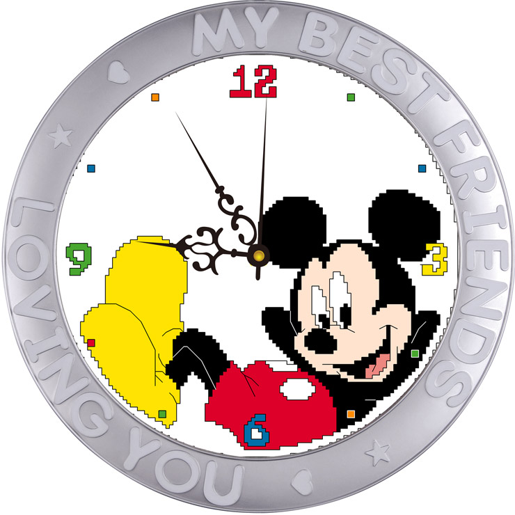 套件名称 菲绣绣艺 十字绣套件 半成品 挂画 米奇 zb-5683 绣布尺寸