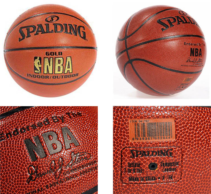 斯伯丁篮球/spalding nba金色经典 64-284 (送气筒气针网袋)