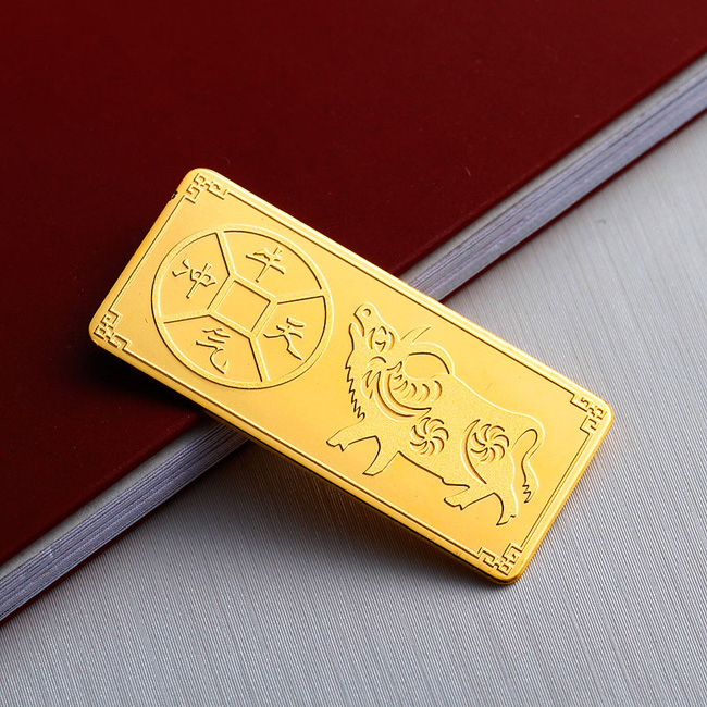 款式编号:kgd0149 类别:十二生肖系列-牛气冲天 产品材质:千足黄金