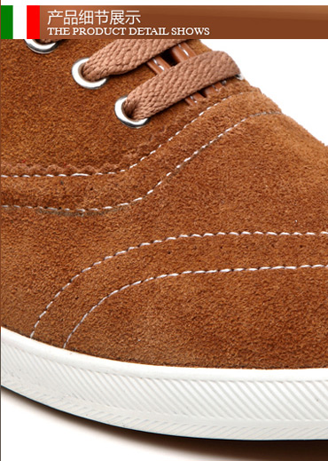 公羊beck 休闲鞋男士鞋子夏季新品反绒皮低帮潮流时尚60031 男款吉利