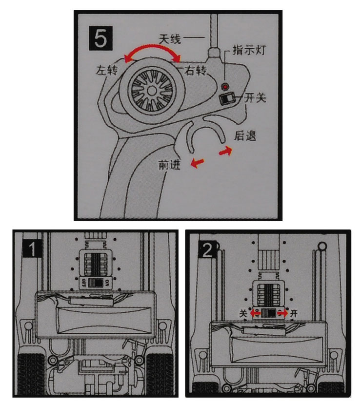 遥控玩具车工作原理图片