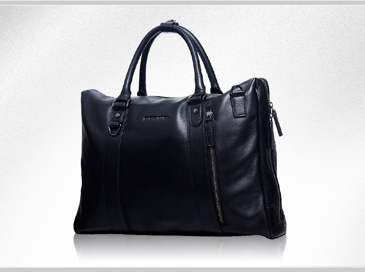 bosssunwen博斯绅威 商务休闲男士手提包s12-203410a1黑色