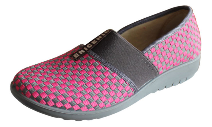 xq/欣清 正品老北京布鞋户外女鞋弹力布面松紧口时尚休闲鞋 638 粉色