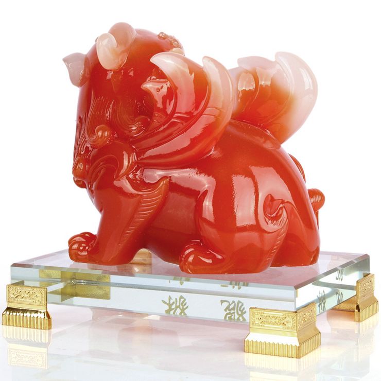 礼之源 开光吉祥物招财貔貅摆件 皮丘工艺品家居装饰品 风水摆设 小号