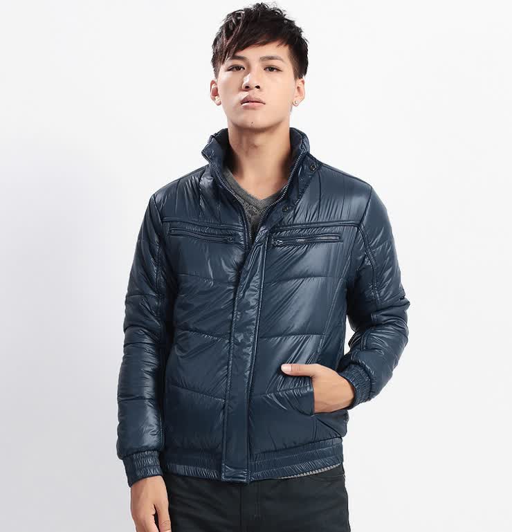 以纯秋装款新品男装棉衣外套男士棉衣21411854 枣红 170/88(m)