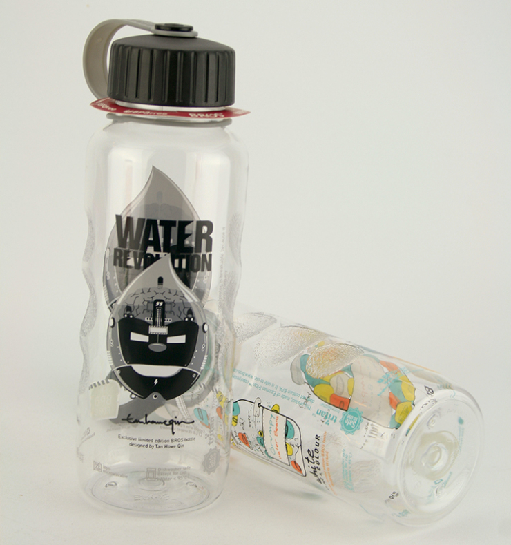 bros 750ml透明杯儿童水杯 健康环保杯 礼品杯 运动杯 太阳之雨