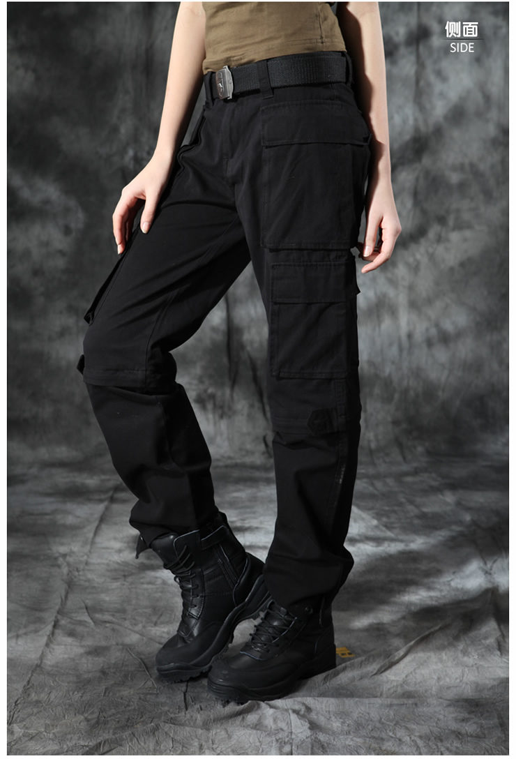 knight/自由骑士 两色户外情侣款登山军裤 两穿型可拆卸 g1008-2 黑色