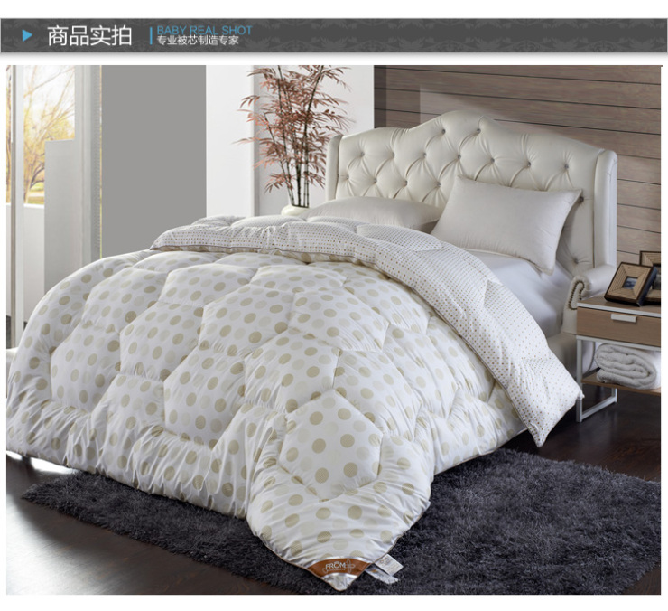 弗兰家纺 大豆纤维被 保暖冬被 双人被芯 纤维被子 200*230cm