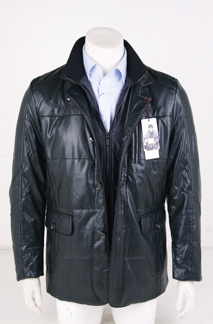 【步云男装】秋冬款 立领夹克棉衣 男棉衣夹克外套 12259 咖啡色 170