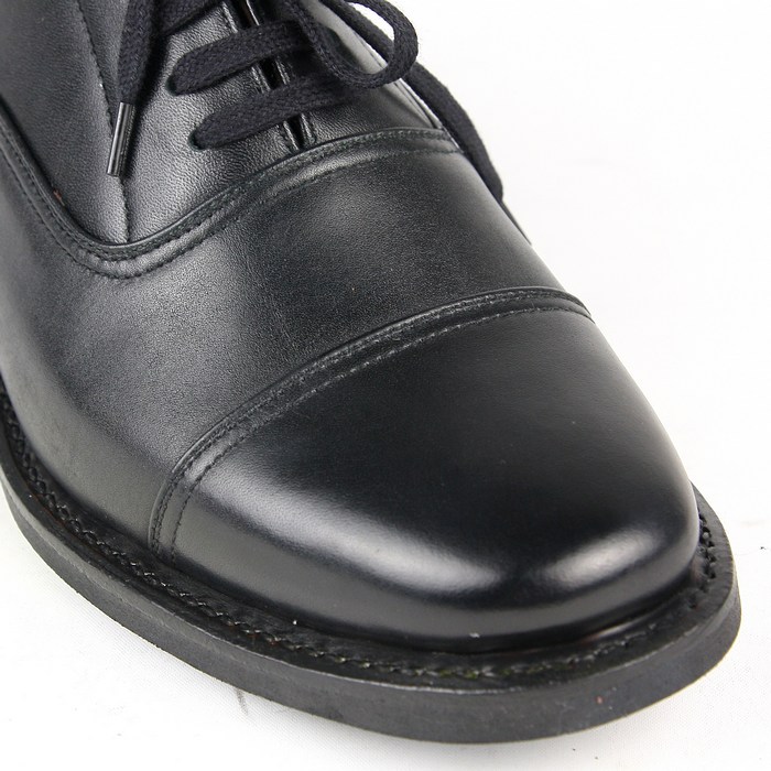 3516皇家78军官胶底皮鞋老干部鞋三接头橡胶底款